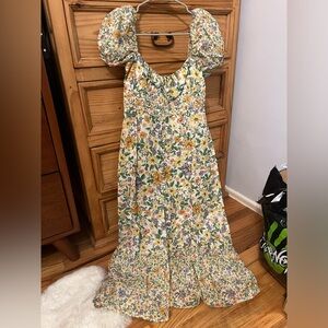 For love and lemons Riley floral midi dress